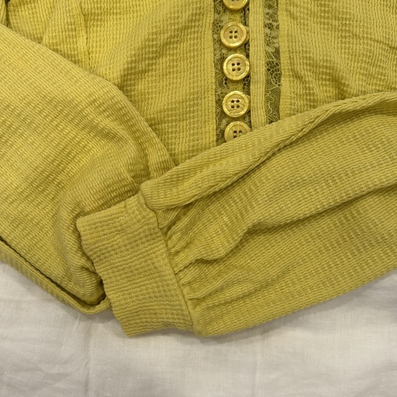 Free people cropped button up sweater - Picture 5 of 6